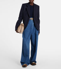 Loewe Flamenco Medium leather clutch