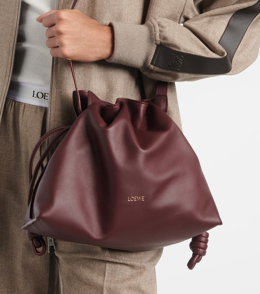 Loewe Flamenco Medium leather clutch