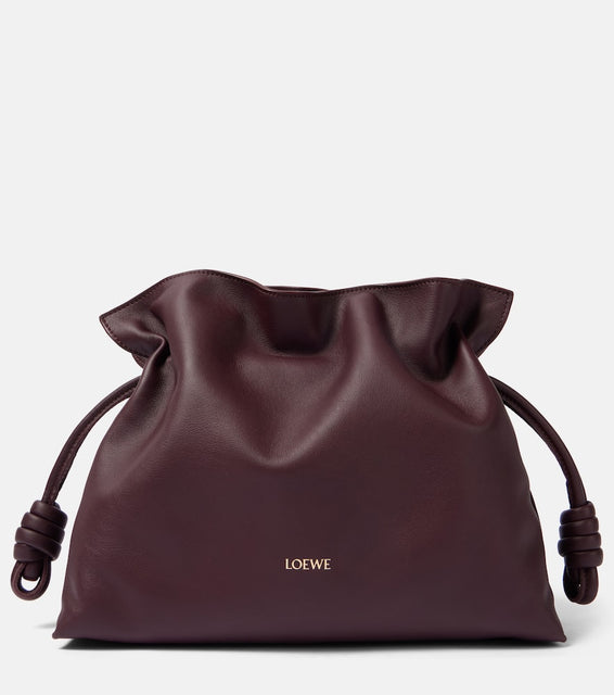 Loewe Flamenco Medium leather clutch. Shop Loewe Clutches for women now.