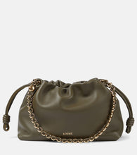 Loewe Flamenco Medium leather shoulder bag. Shop Loewe Shoulder Bags for women now.