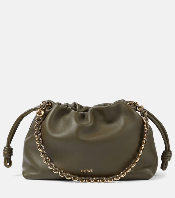 Loewe Flamenco Medium leather shoulder bag. Shop Loewe Shoulder Bags for women now.