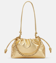 Loewe Flamenco Medium metallic leather tote bag. Shop Loewe Shoulder Bags for women now.