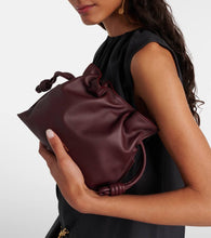 Loewe Flamenco Mini leather clutch