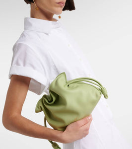 Loewe Flamenco Mini leather clutch