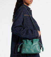 Loewe Flamenco Mini leather clutch
