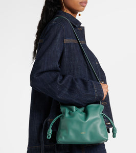 Loewe Flamenco Mini leather clutch