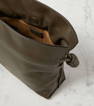 Loewe Flamenco Mini leather clutch