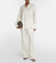 Loewe Flamenco Mini leather clutch