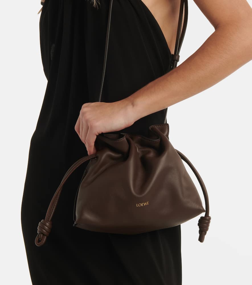 Loewe Flamenco Mini leather clutch