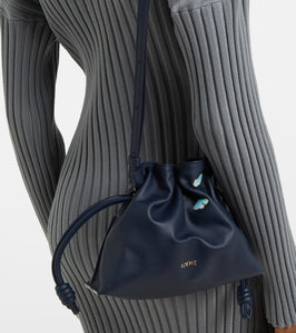 Loewe Flamenco Mini leather clutch