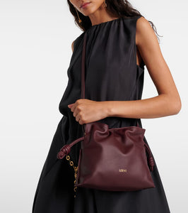Loewe Flamenco Mini leather clutch