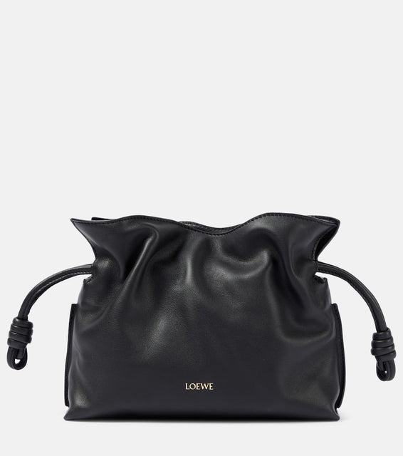 Loewe Flamenco Mini leather clutch. Shop Loewe Clutches for women now.