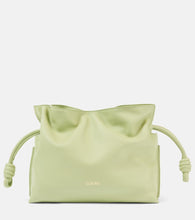 Loewe Flamenco Mini leather clutch. Shop Loewe Clutches for women now.