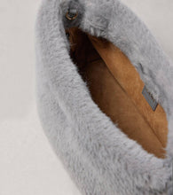 Loewe Flamenco Small faux fur clutch