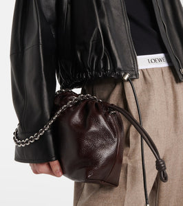 Loewe Flamenco Small leather bucket bag