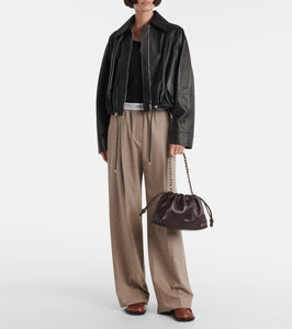 Loewe Flamenco Small leather bucket bag