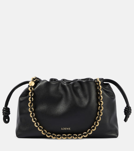 Loewe Flamenco Small leather clutch. Shop Loewe Shoulder Bags for women now.