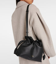 Loewe Flamenco leather clutch