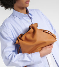 Loewe Flamenco leather clutch