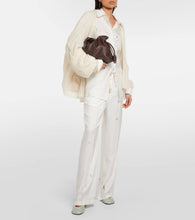 Loewe Flamenco leather clutch