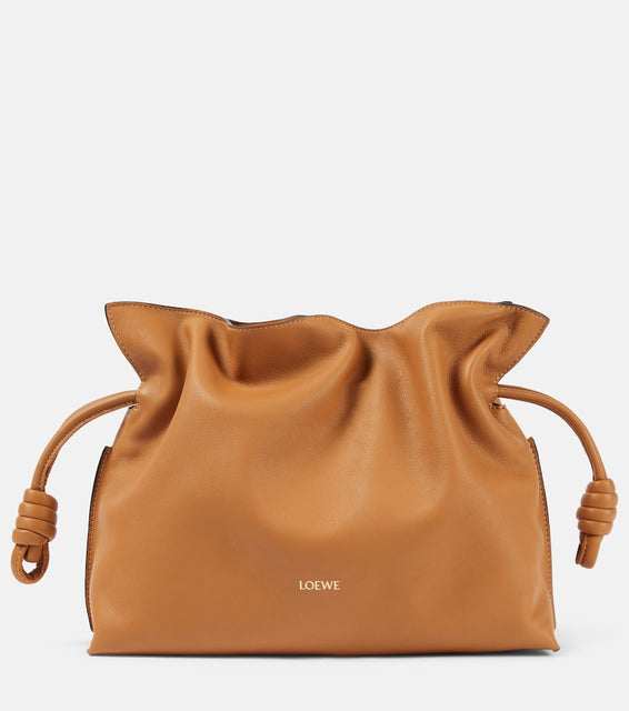 Loewe Flamenco leather clutch. Shop Loewe Clutches for women now.