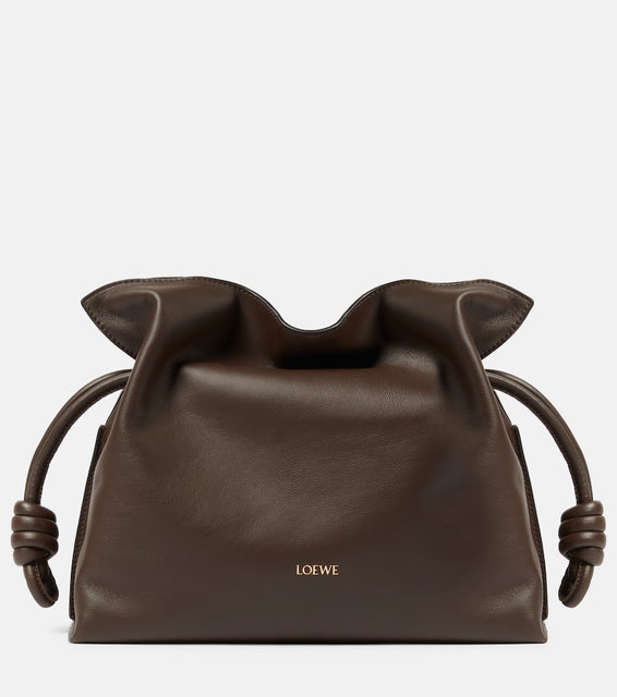 Loewe Flamenco leather clutch. Shop Loewe Clutches for women now.