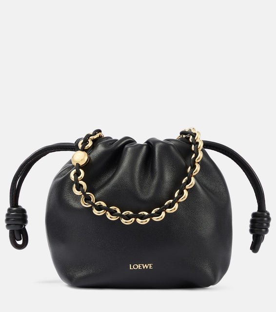 Loewe Flamenco leather shoulder bag. Shop Loewe Top-Handle Bags for women now.