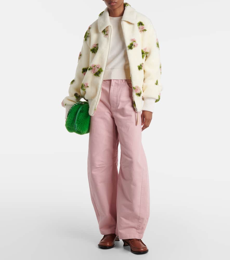 Loewe Floral fleece jacket