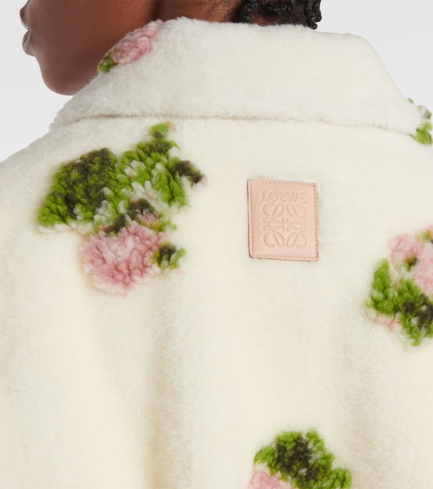Loewe Floral fleece jacket