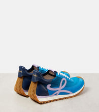 Loewe Flow Runner 2.0 suede-trimmed sneakers