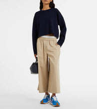 Loewe Flow Runner 2.0 suede-trimmed sneakers