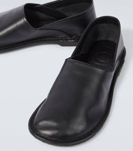 Loewe Folio leather loafers