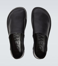Loewe Folio leather loafers