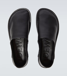 Loewe Folio leather loafers