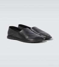 Loewe Folio leather loafers