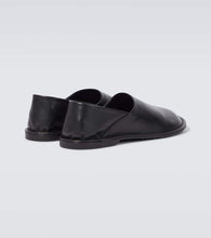 Loewe Folio leather loafers