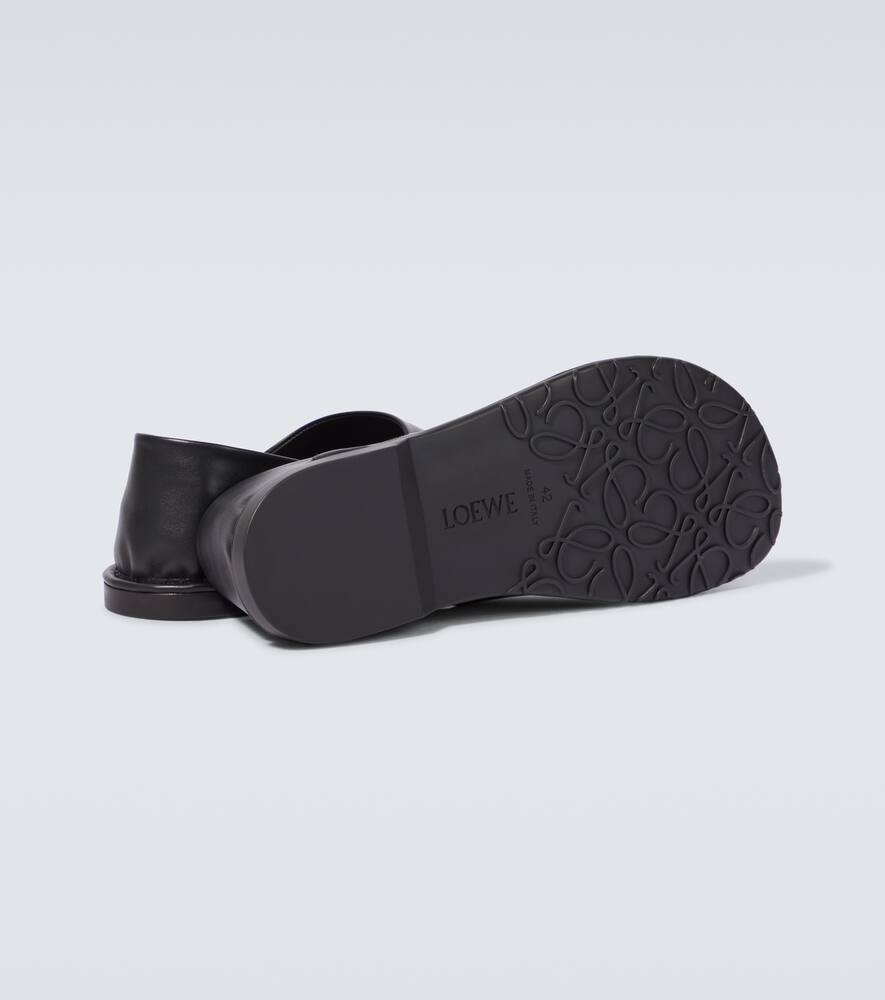 Loewe Folio leather loafers