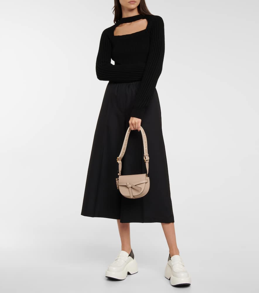Loewe Gate Dual Mini leather shoulder bag