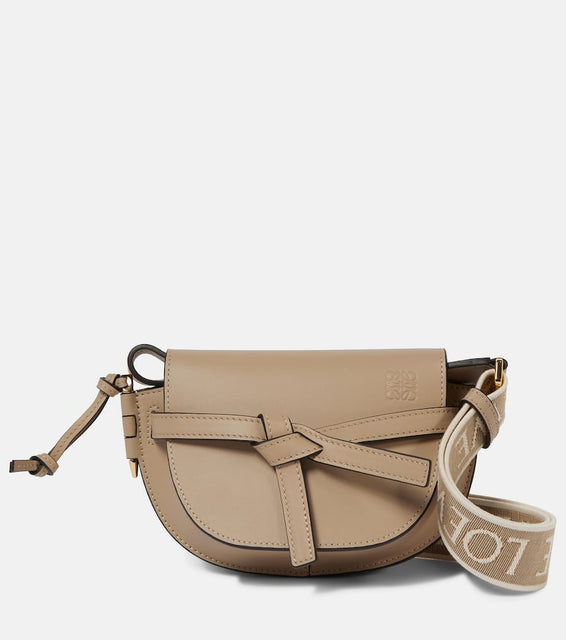 Loewe Gate Dual Mini leather shoulder bag. Shop Loewe Shoulder Bags for women now.