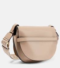 Loewe Gate Dual Small leather and jacquard shoulder bag