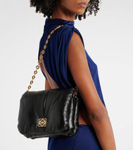 Loewe Goya Puffer leather shoulder bag