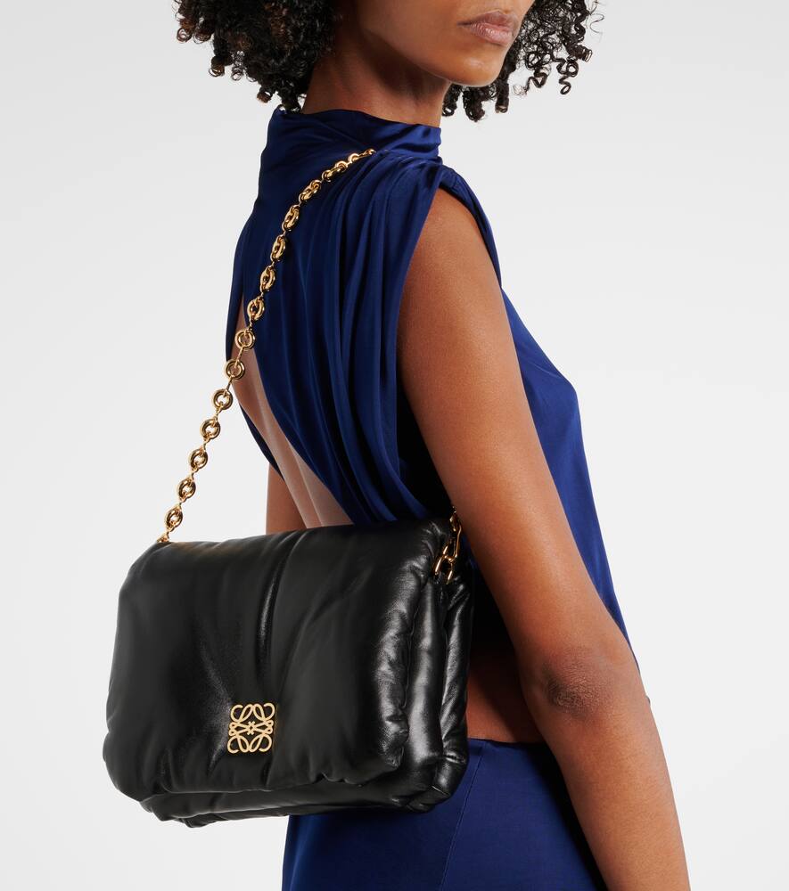 Loewe Goya Puffer leather shoulder bag