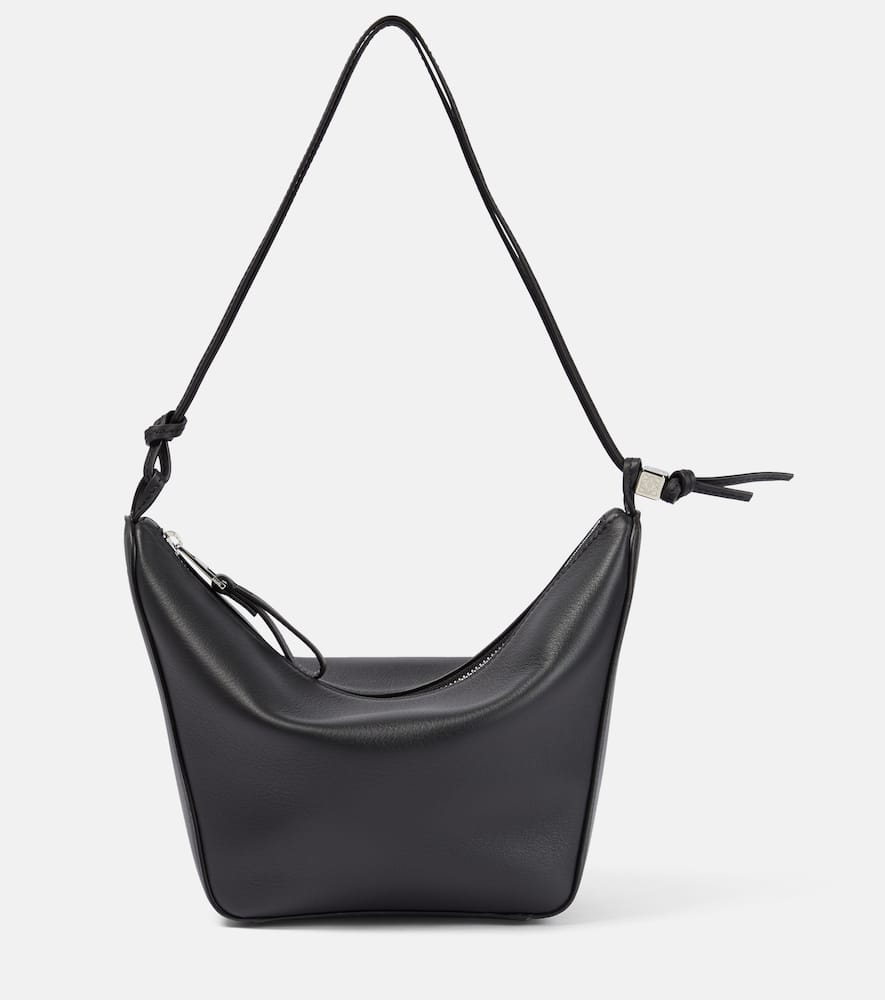 Loewe Hammock Mini leather shoulder bag. Shop Loewe Shoulder Bags for women now.