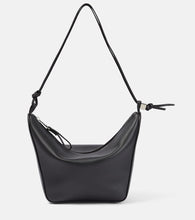 Loewe Hammock Mini leather shoulder bag. Shop Loewe Shoulder Bags for women now.