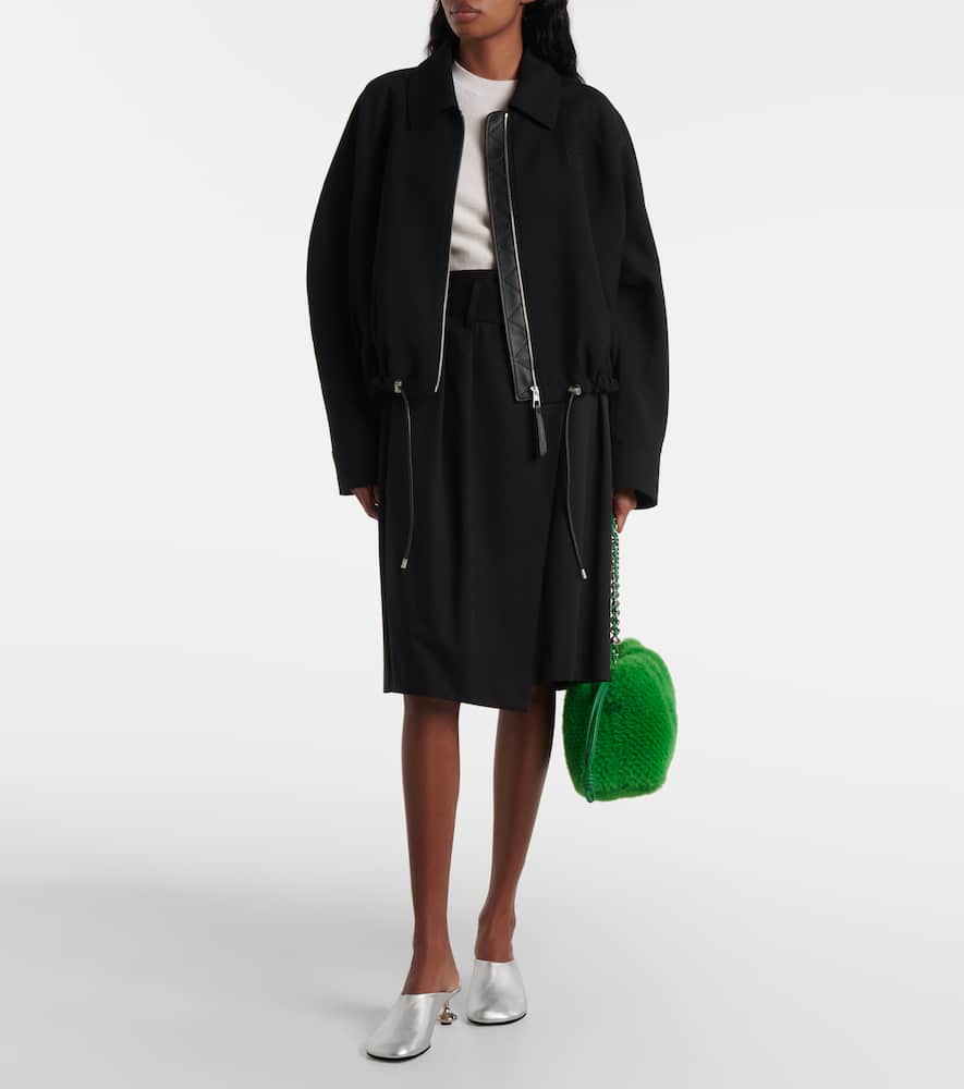 Loewe Herringbone wool blouson