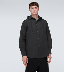 Loewe Hooded cotton overshirt