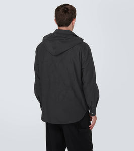 Loewe Hooded cotton overshirt