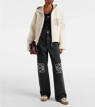 Loewe Hooded shearling jacket