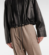 Loewe Leather bomber jacket