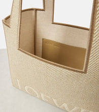 Loewe Loewe Font Medium jacquard canvas tote bag